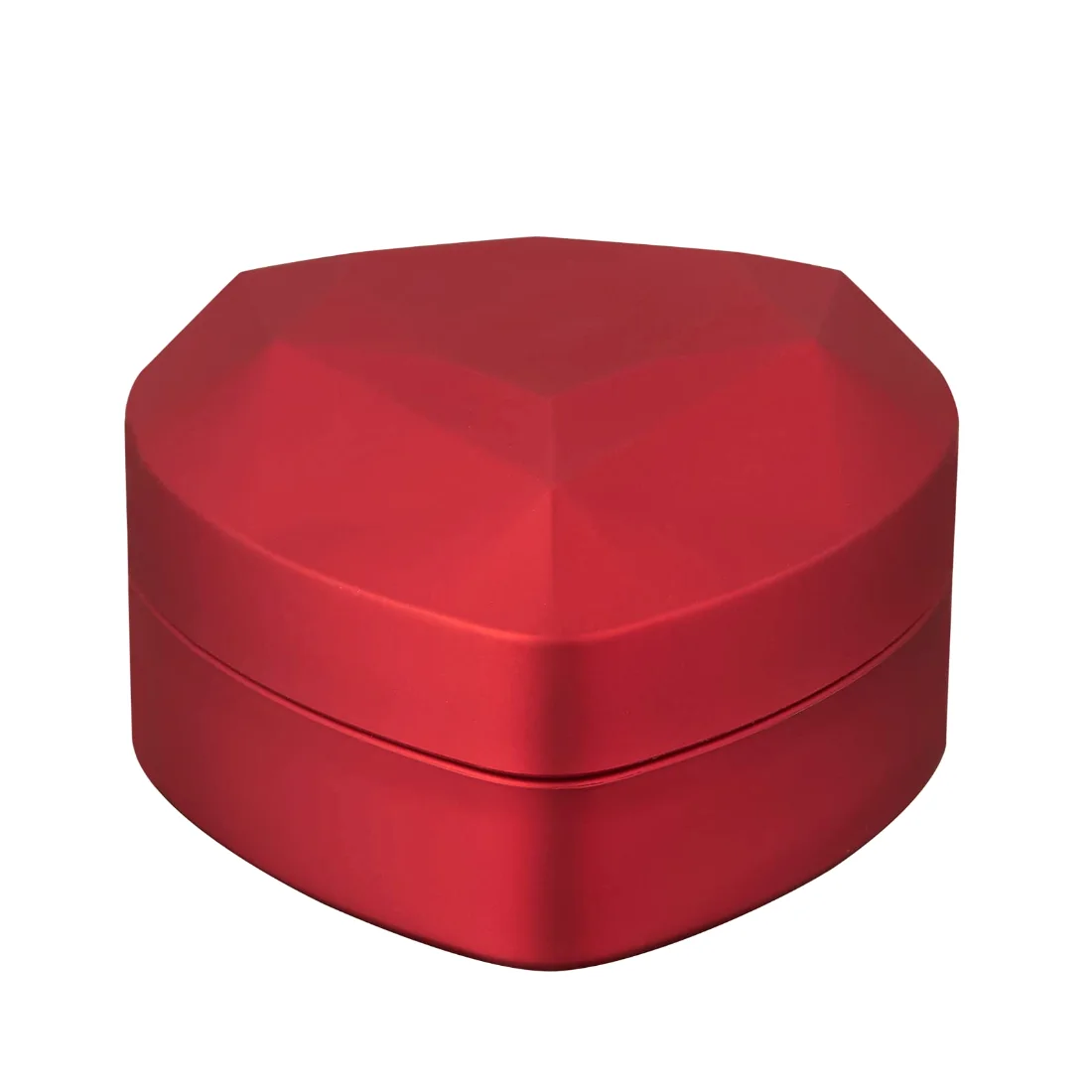 LETURE Heart LED Ring Box in Red, view 5
