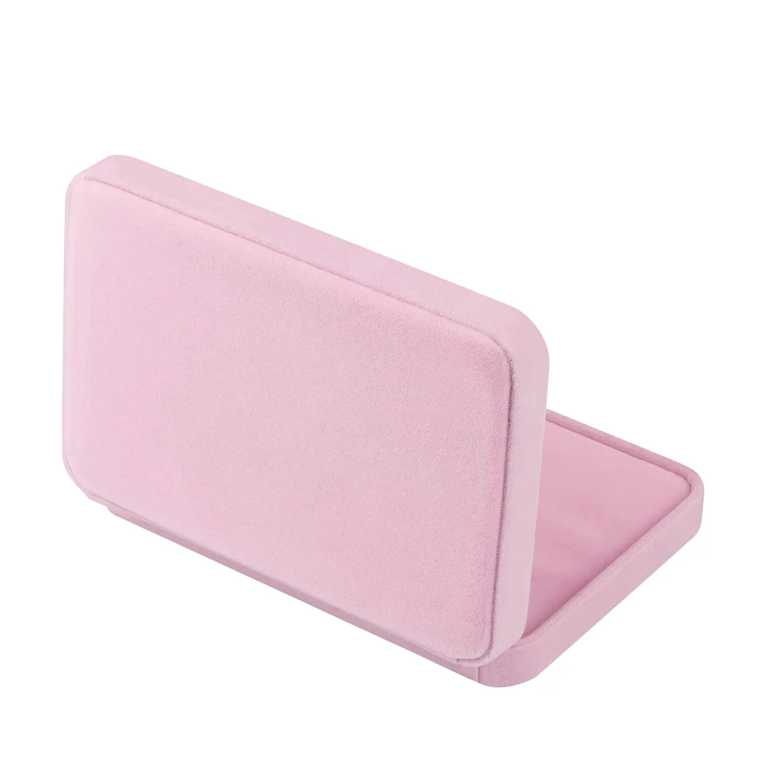 LETURE Large Velvet Set Box in Pink, view 3