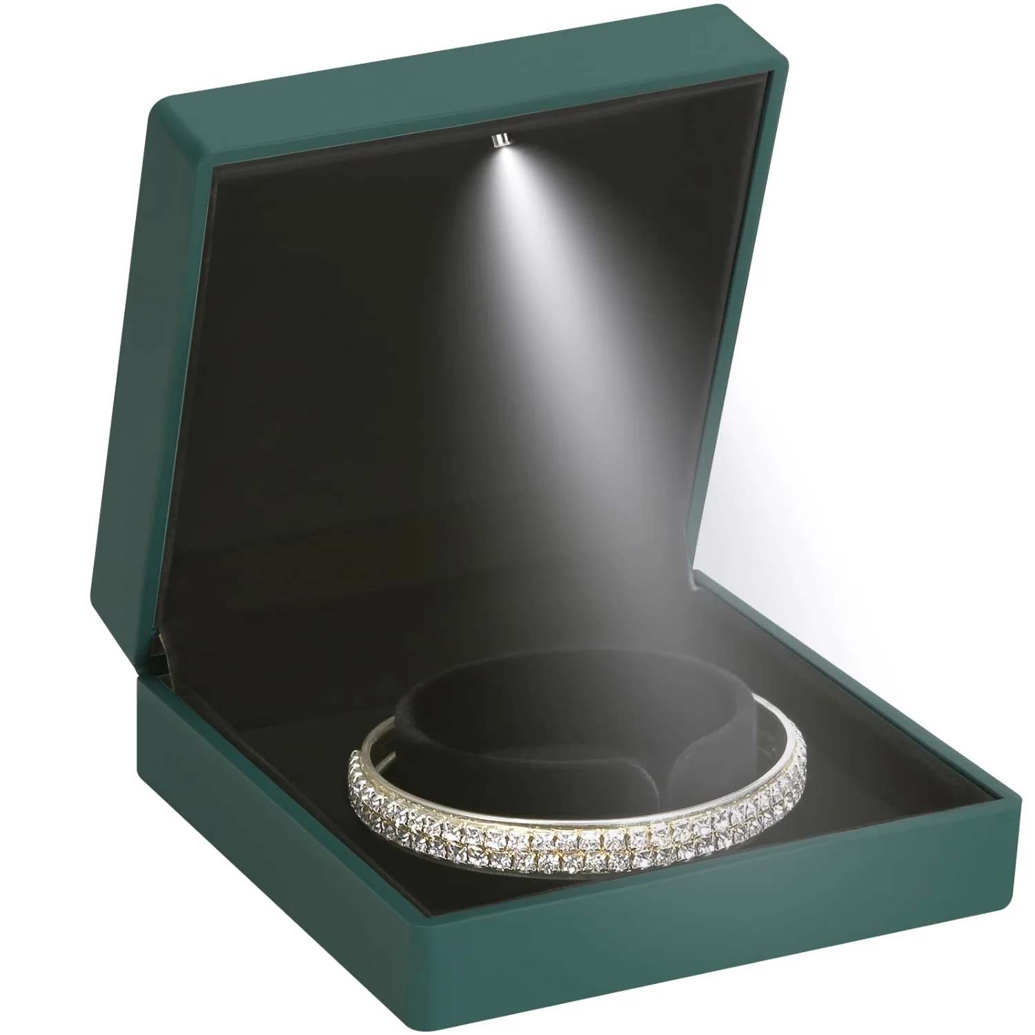LETURE LED Bracelet Box in Green
