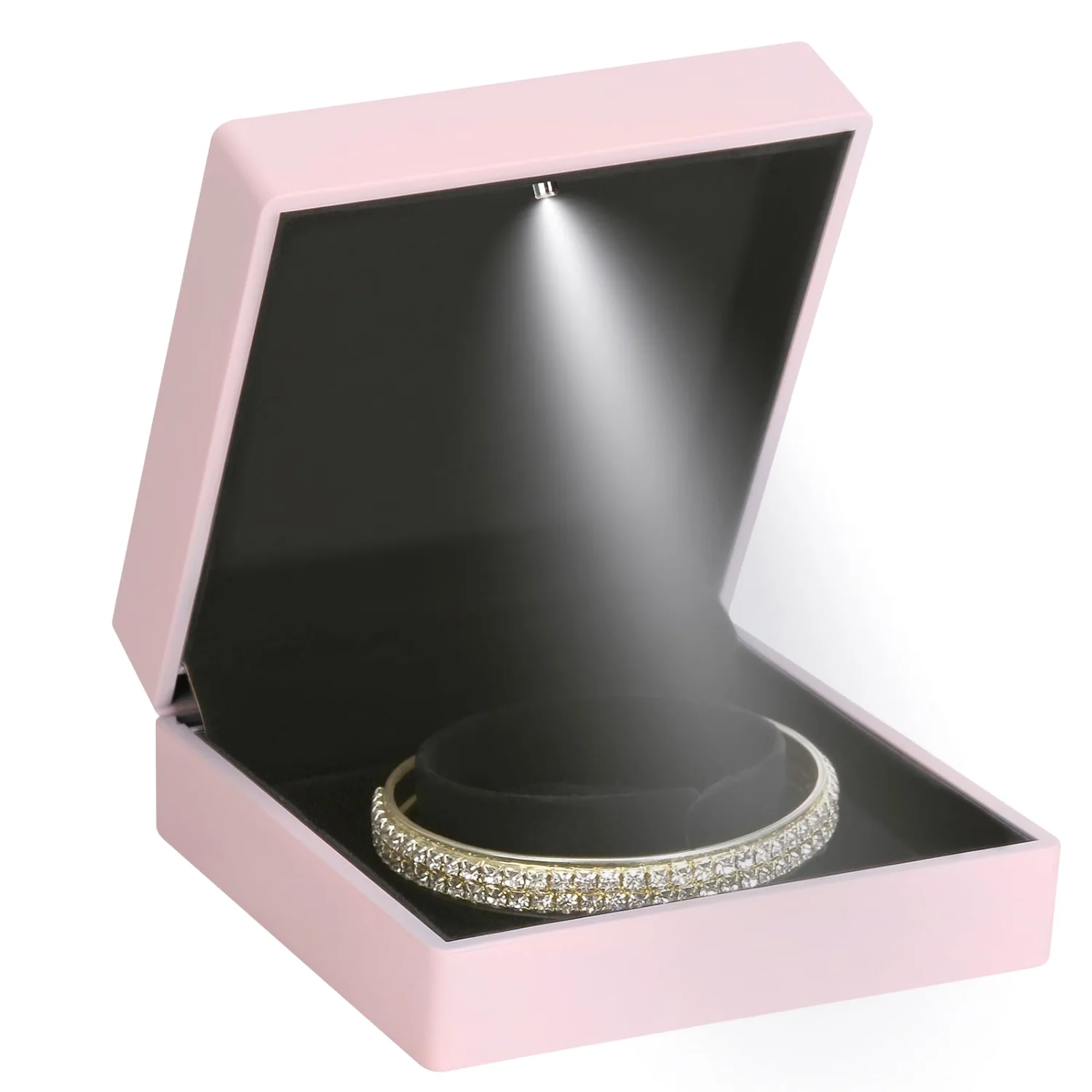 LETURE LED Bracelet Box in Pink