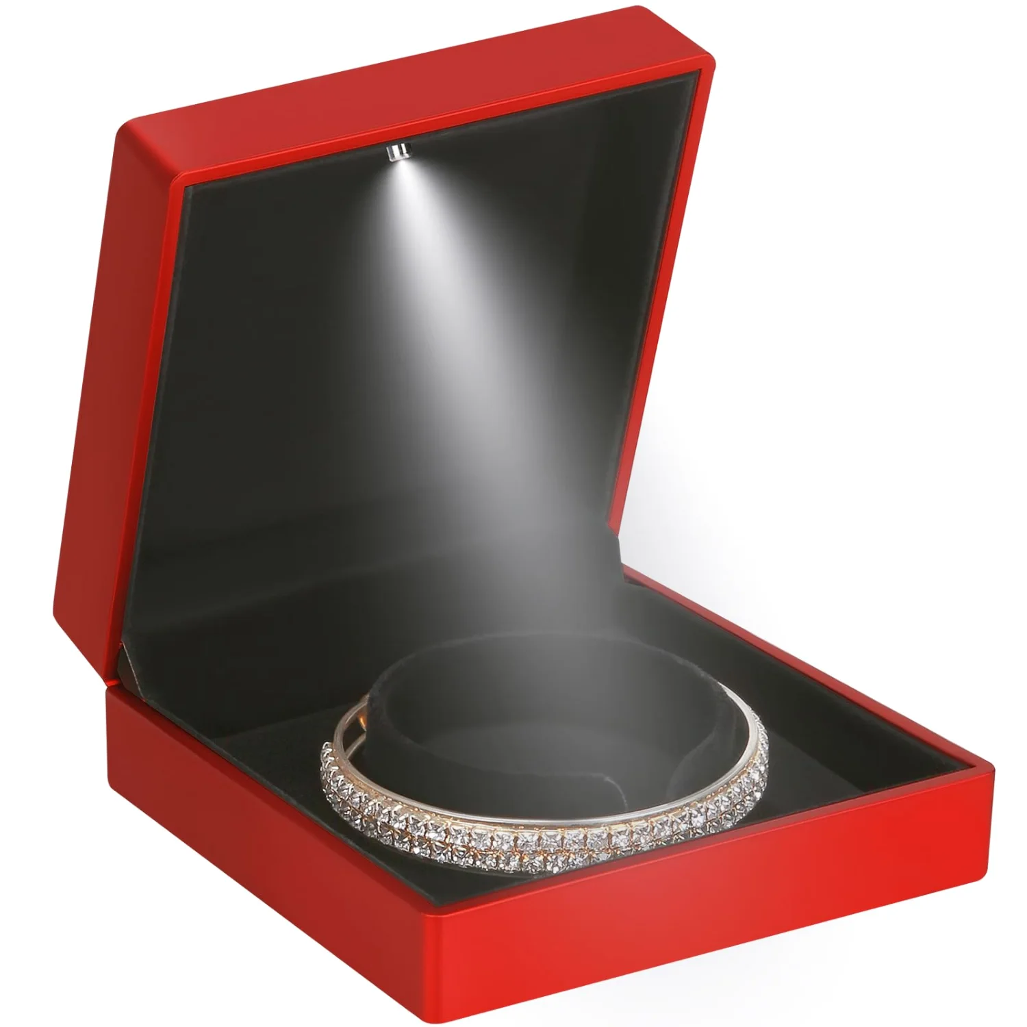 LETURE LED Bracelet Box in Red