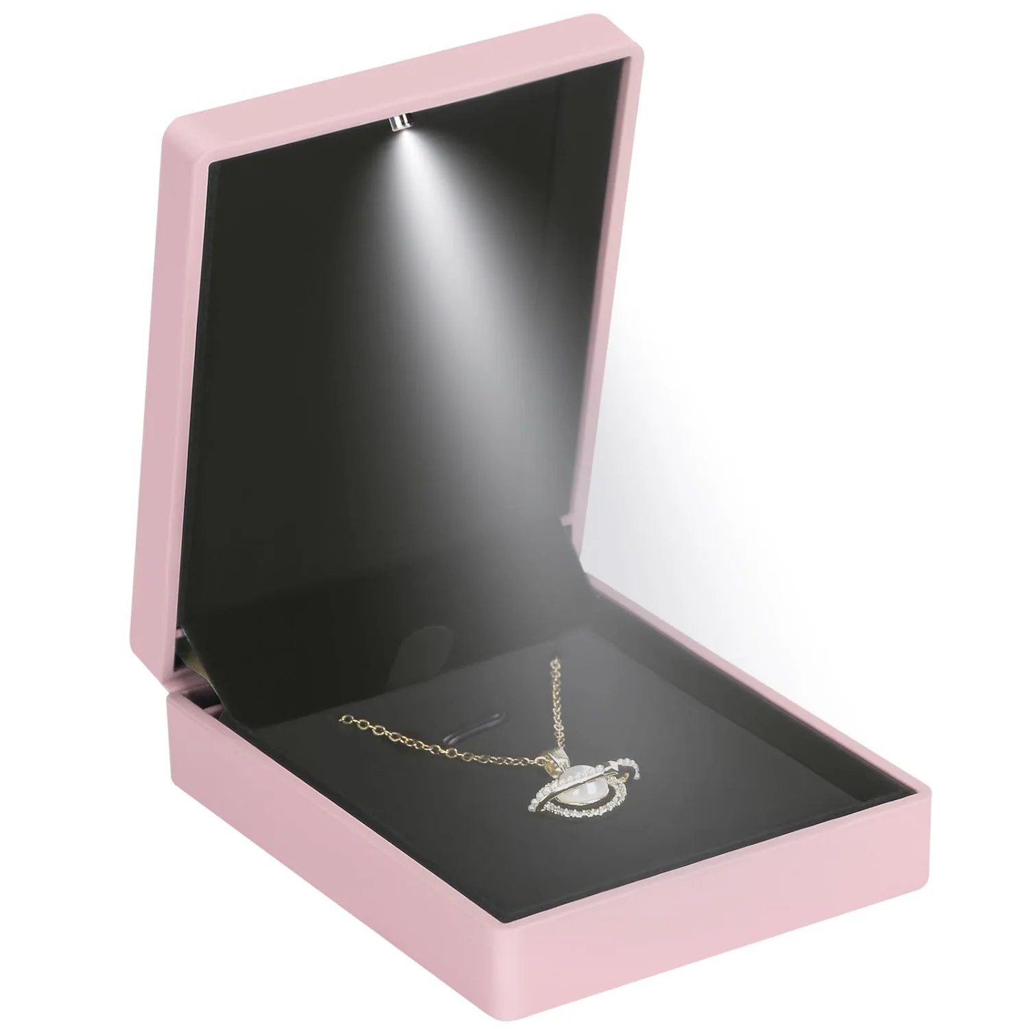 LETURE LED Pendant Box in Pink