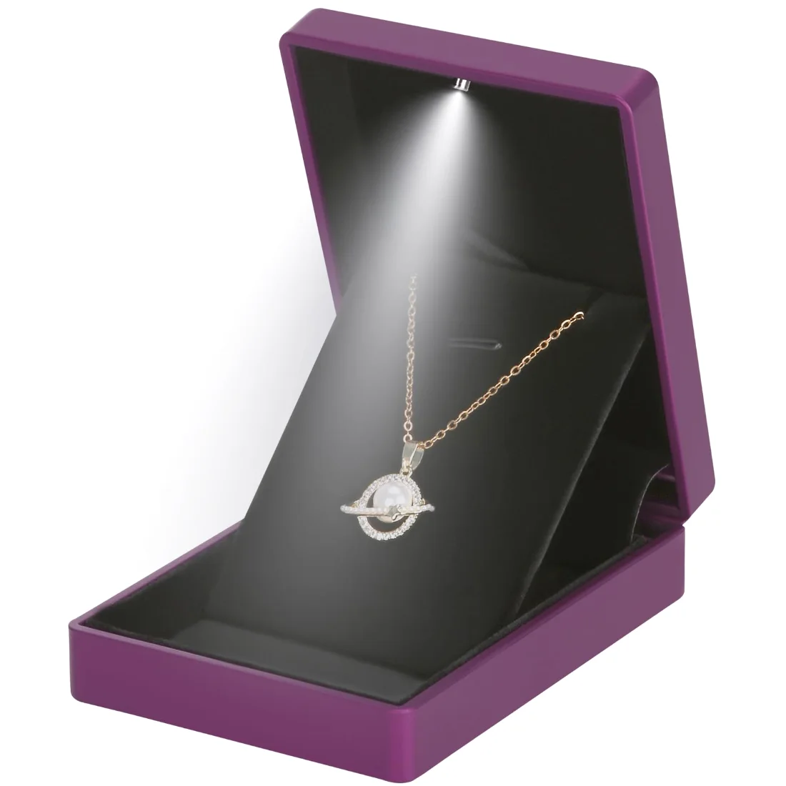 LETURE LED Pendant Box in Purple, view 2