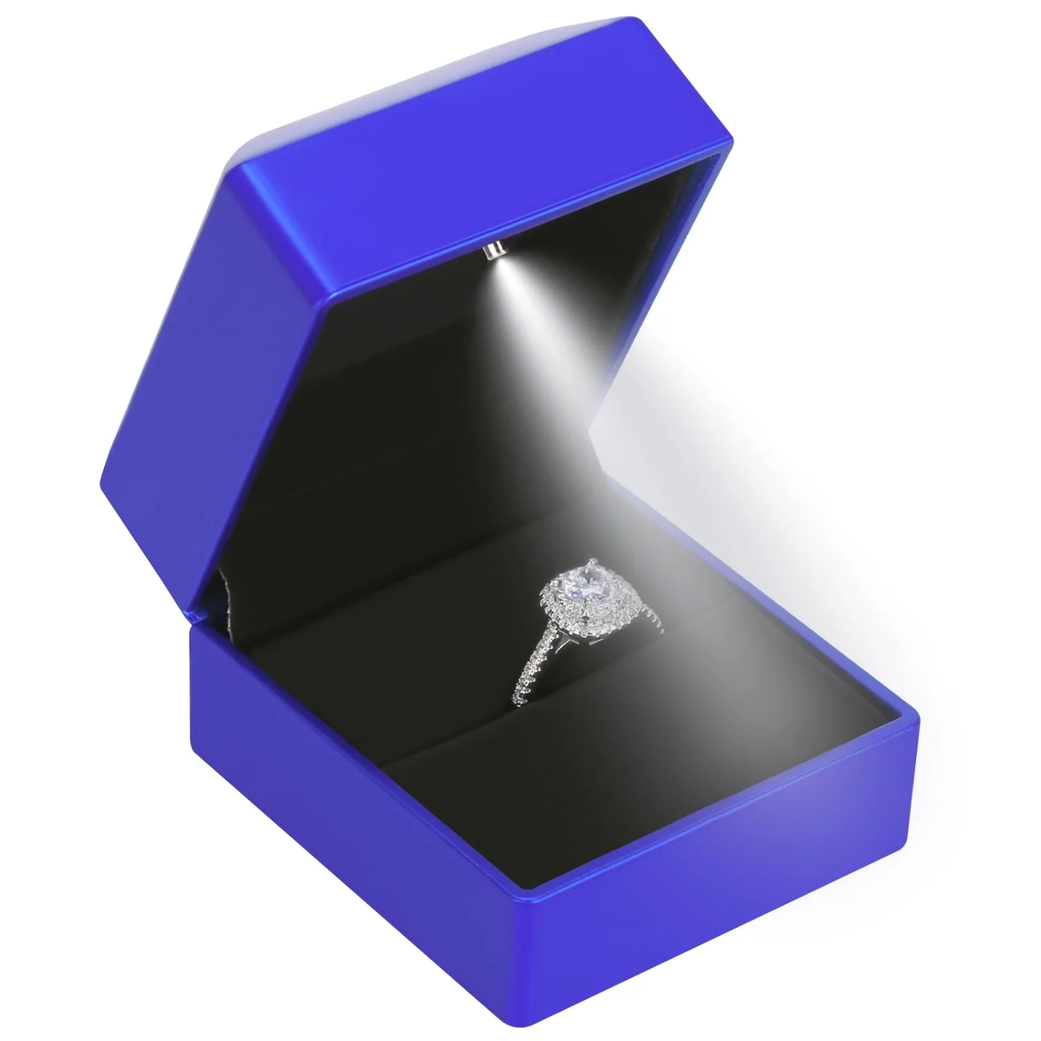 LETURE LED Ring Box in Blue