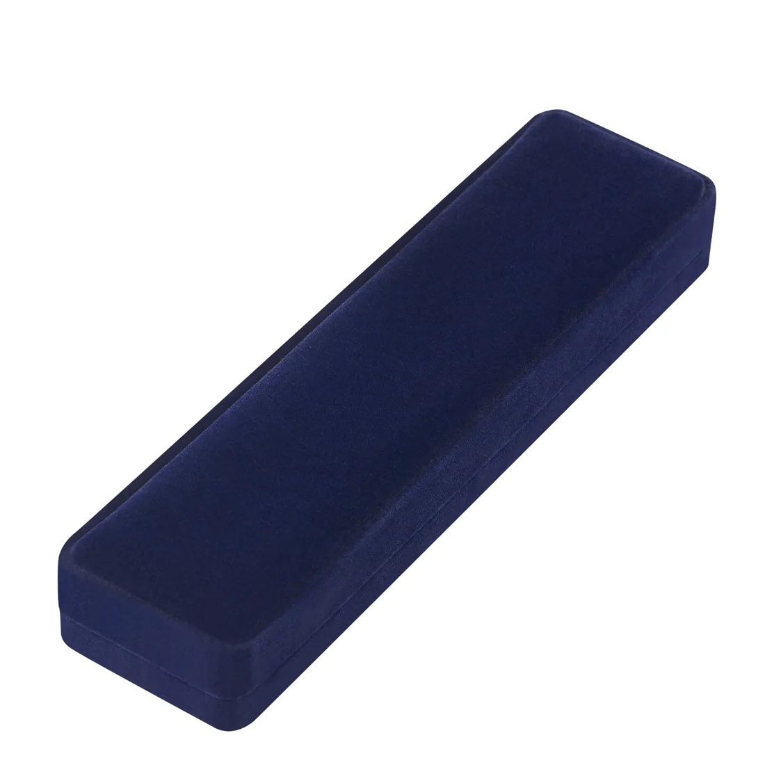 LETURE Long Velvet Chain Boxes, Set of 2 in Blue, view 3