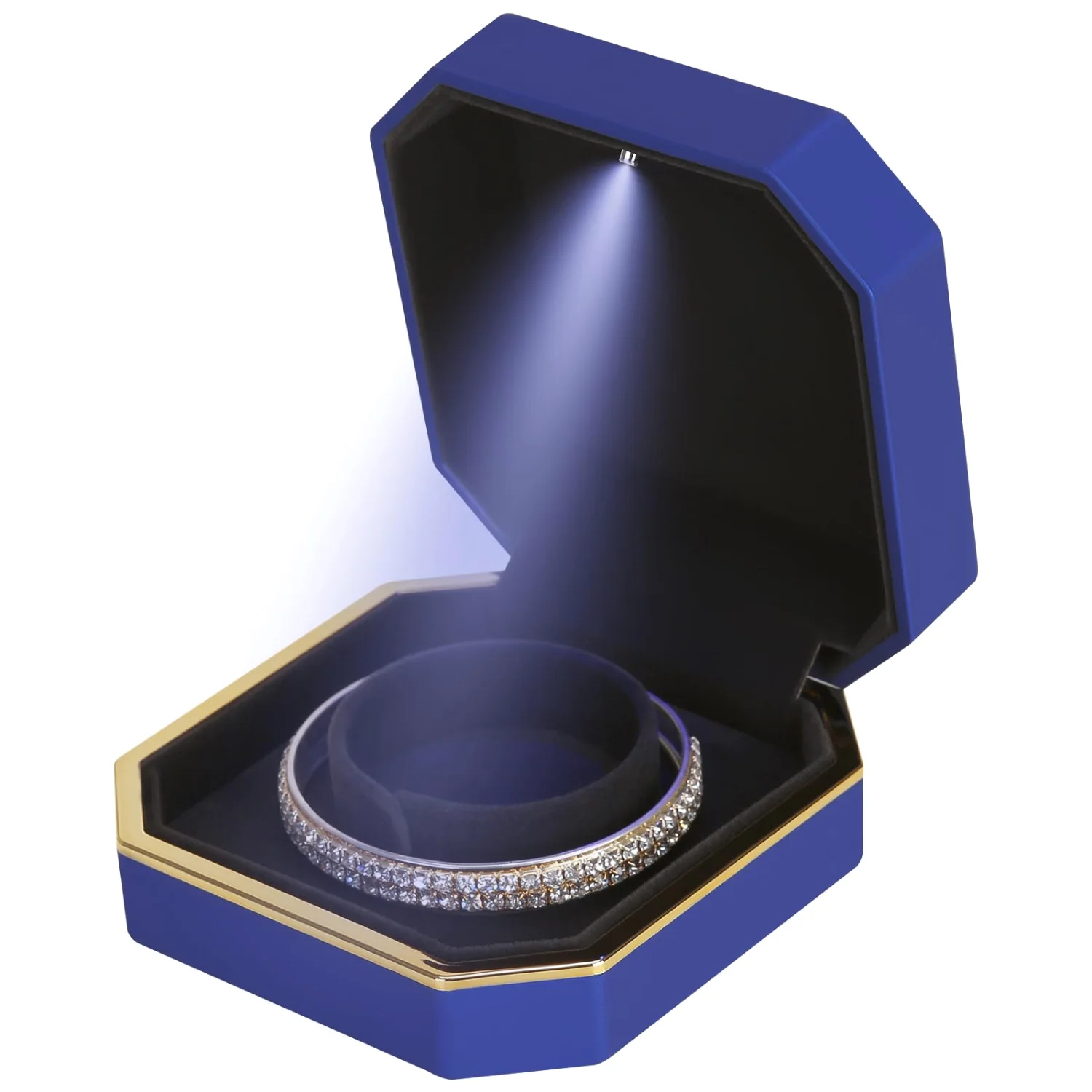 LETURE Luxury LED Bracelet Box in Blue