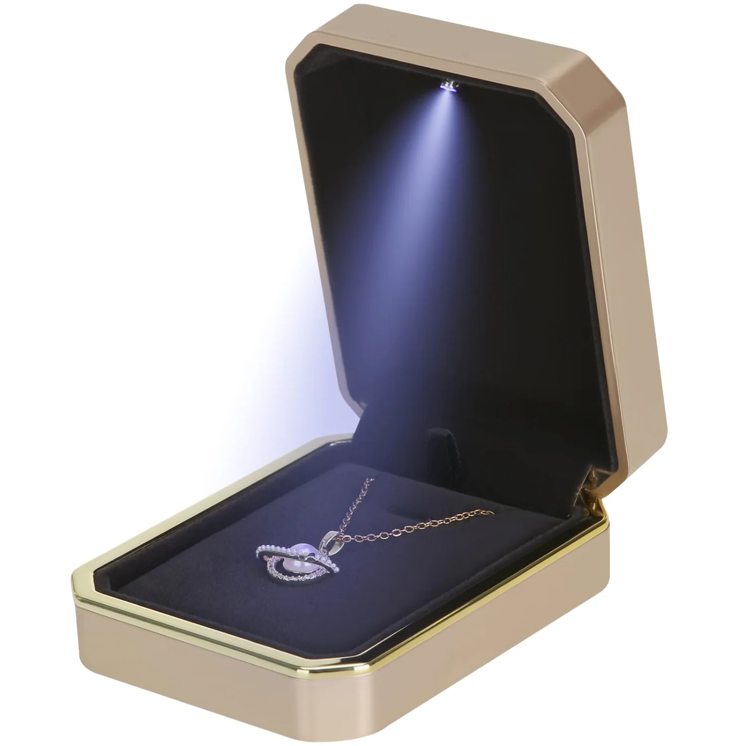 LETURE Luxury LED Pendant Box in Gold