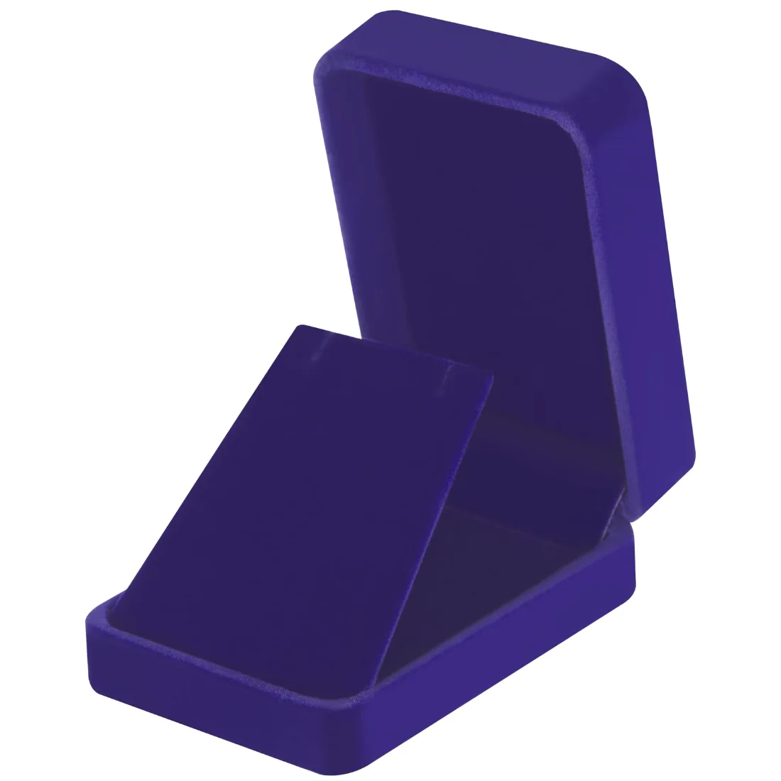 LETURE Velvet Pendant Boxes, Set of 2 in Blue, view 2