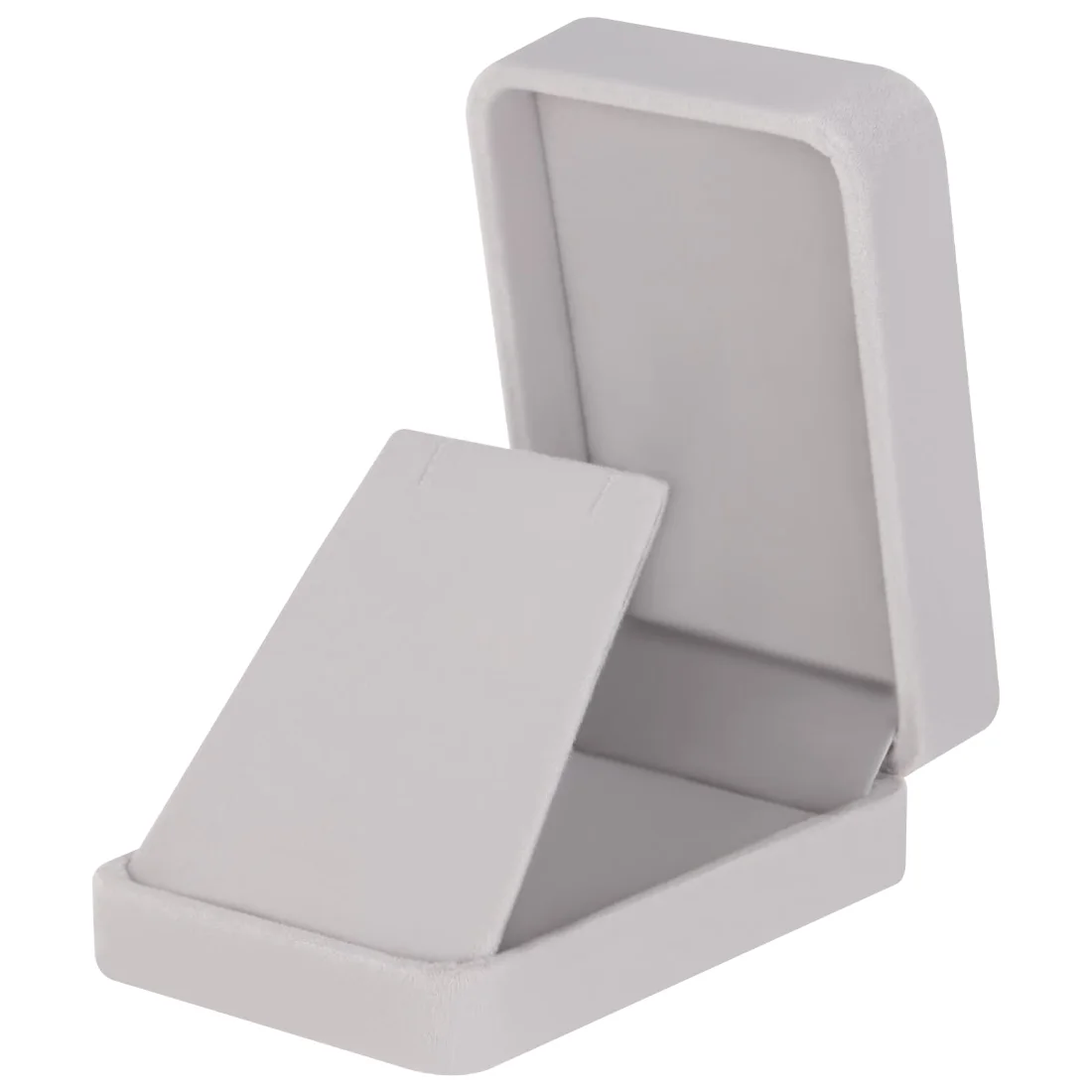 LETURE Velvet Pendant Boxes, Set of 2 in Grey, view 2