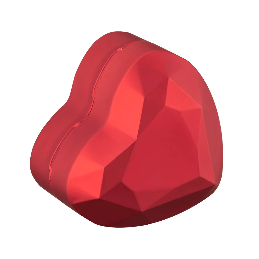 LETURE Heart LED Ring Box in Red, view 3