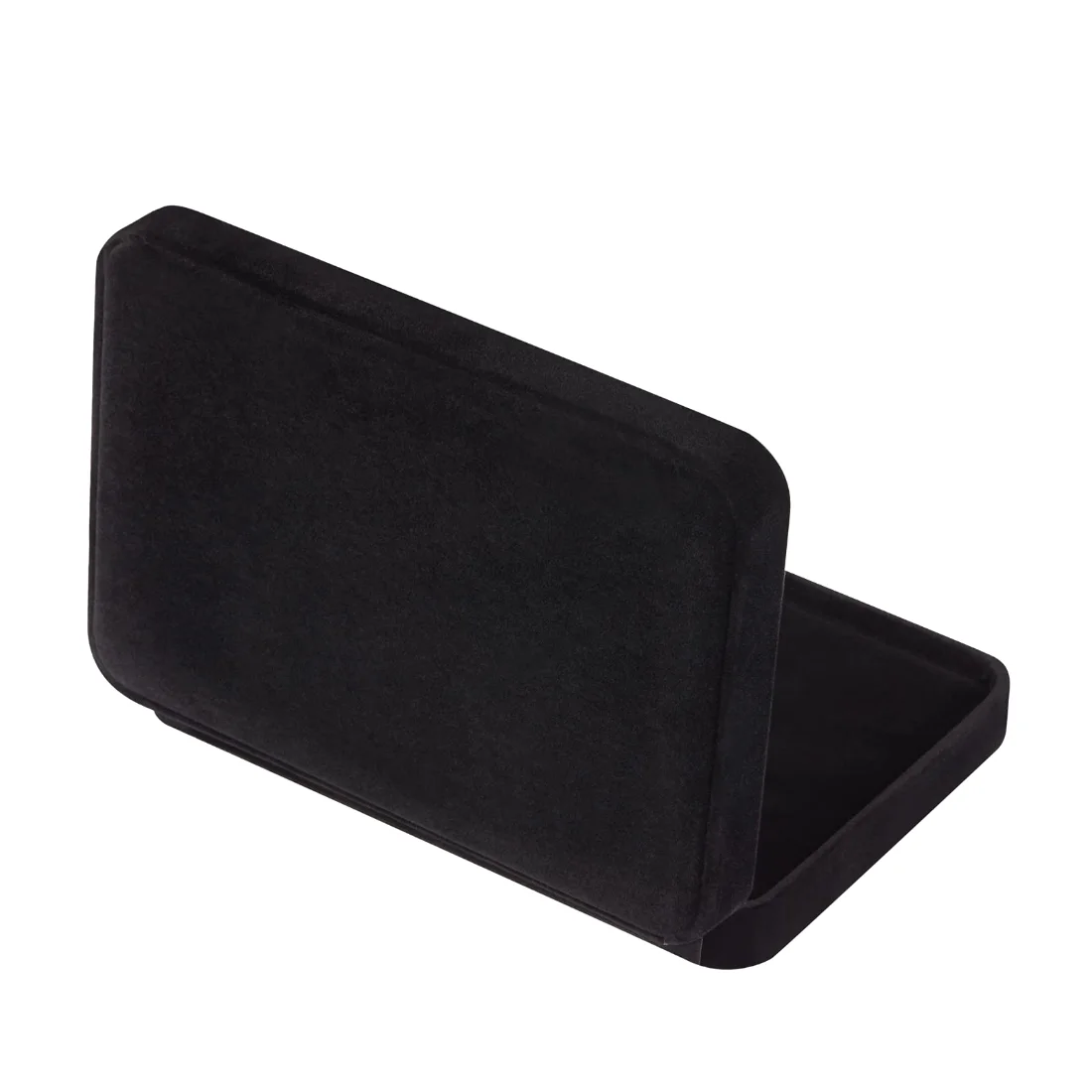 LETURE Large Velvet Set Box in Black, view 3