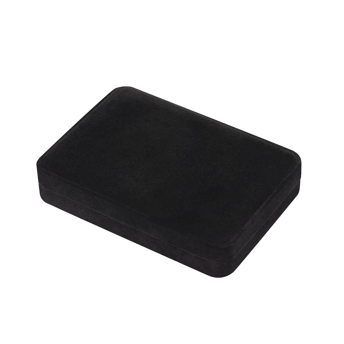 LETURE Large Velvet Set Box in Black, view 4