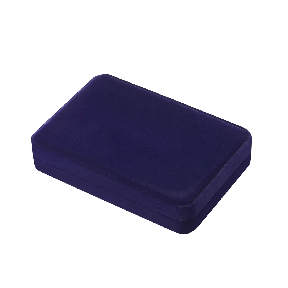 LETURE Large Velvet Set Box in Blue, view 4