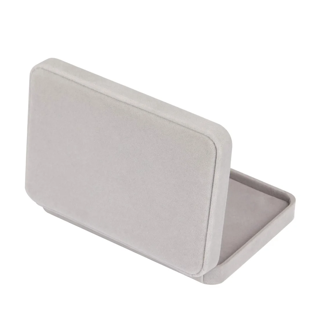 LETURE Large Velvet Set Box in Grey, view 3