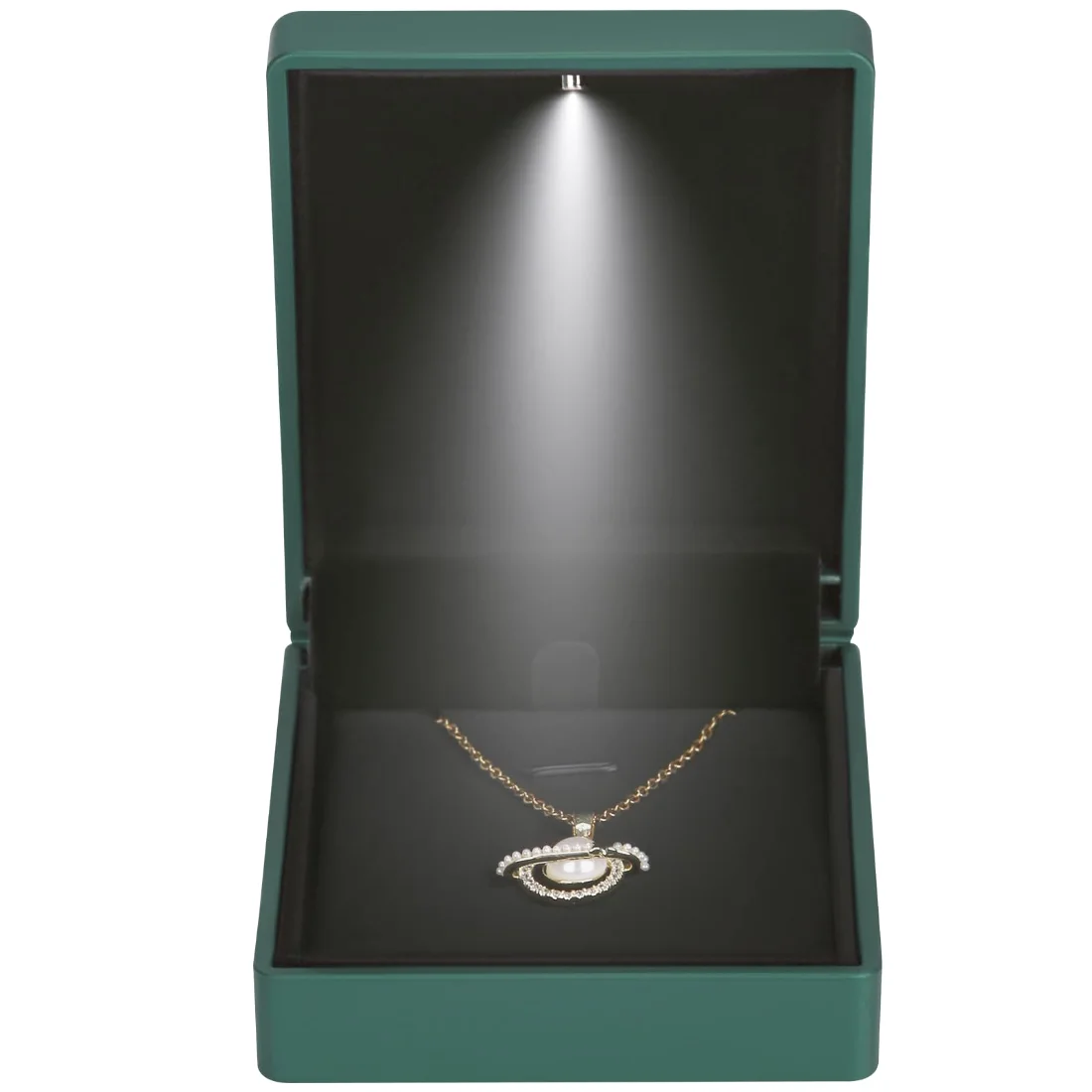 LETURE LED Pendant Box in Green, view 3