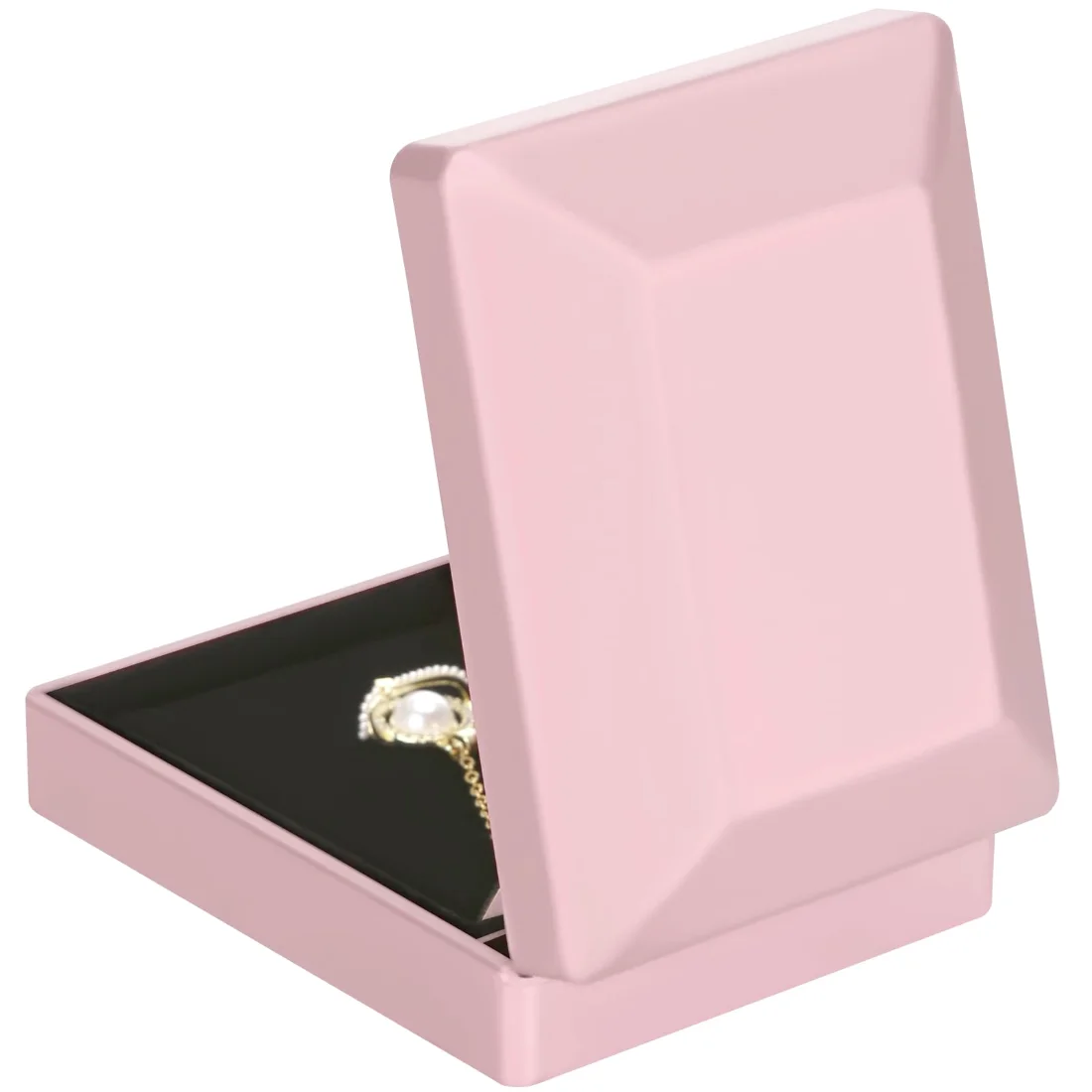 LETURE LED Pendant Box in Pink, view 3