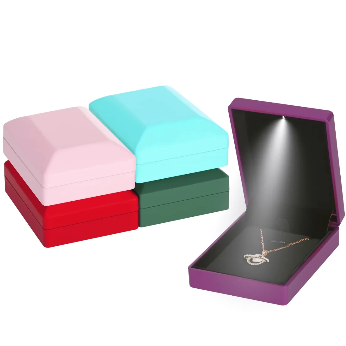 LETURE LED Pendant Box in Purple, view 5