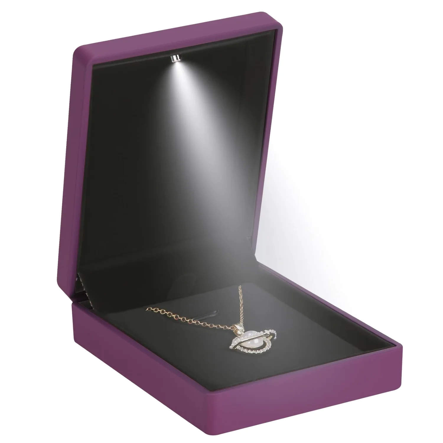 LETURE LED Pendant Box in Purple