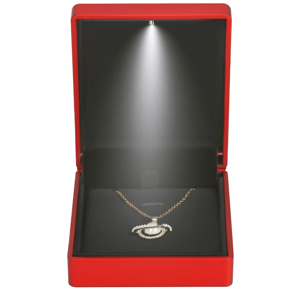 LETURE LED Pendant Box in Red, view 3