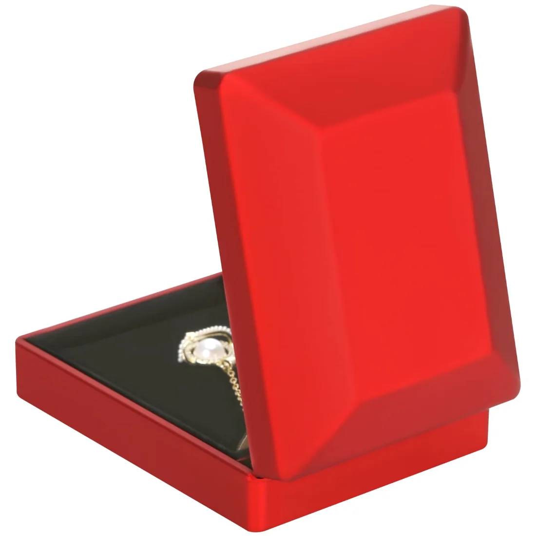 LETURE LED Pendant Box in Red, view 4