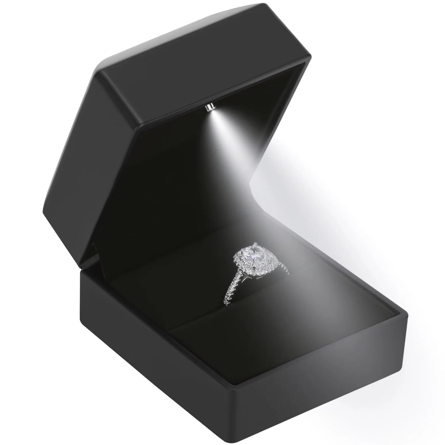 LETURE LED Ring Box in Black