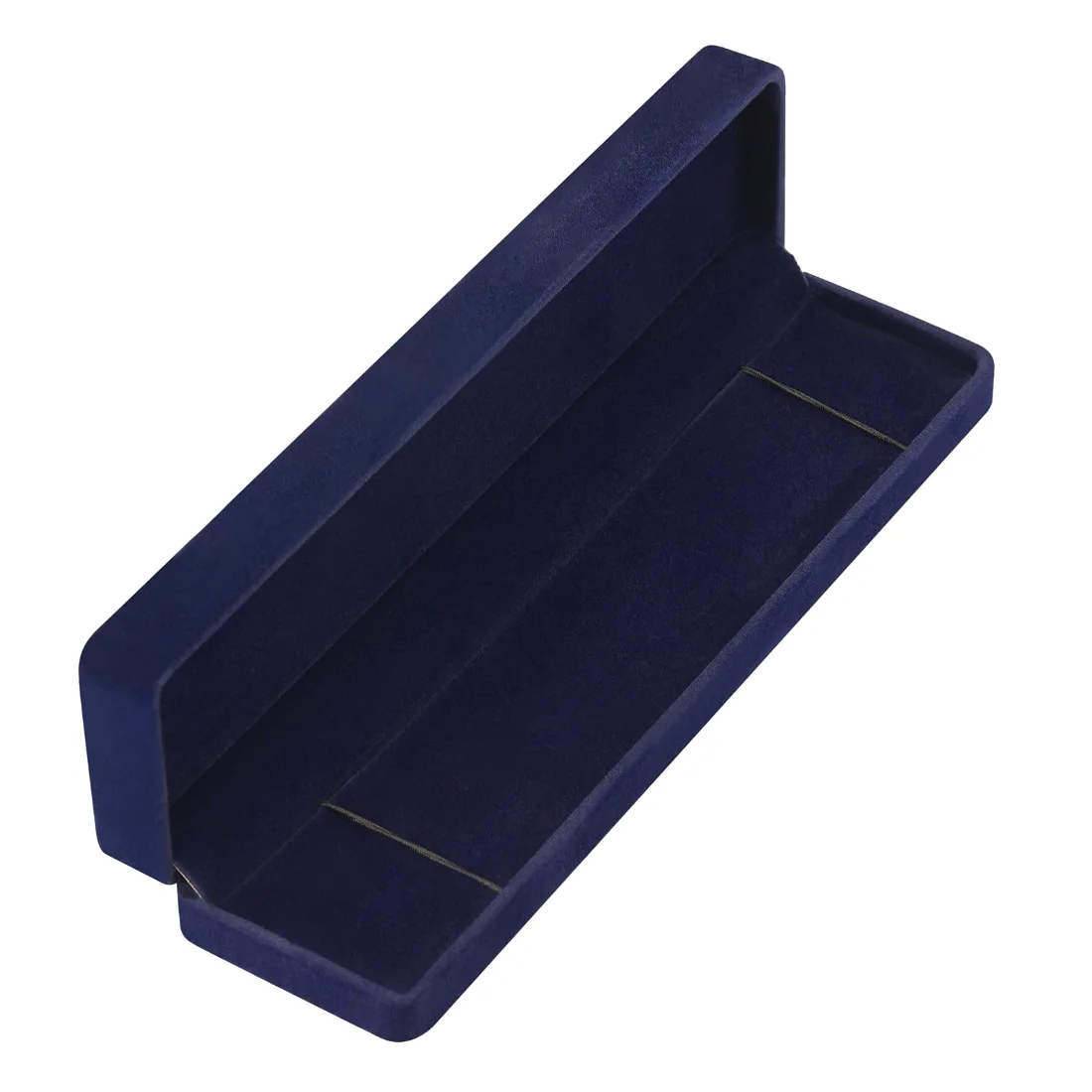 LETURE Long Velvet Chain Boxes, Set of 2 in Blue, view 5