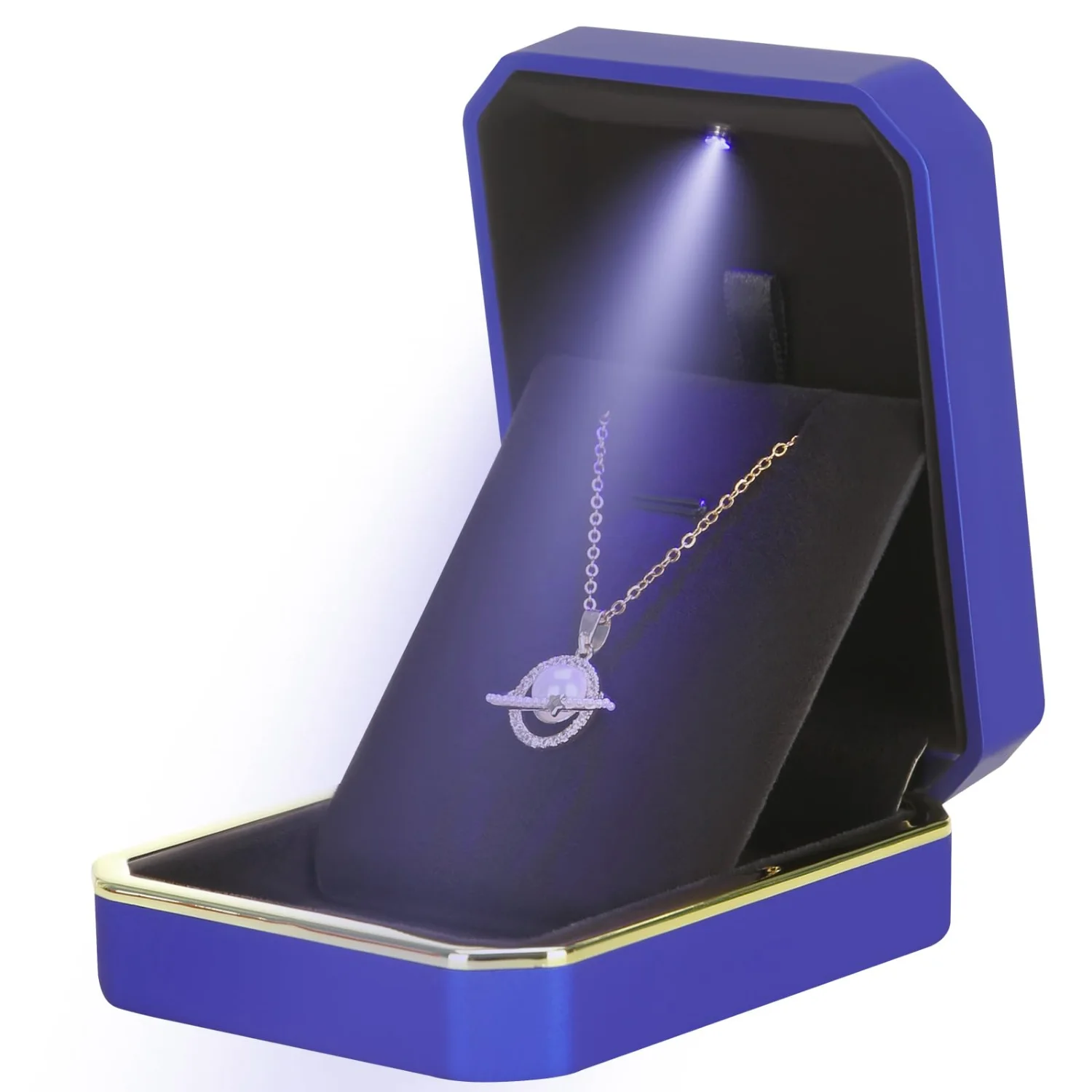 LETURE Luxury LED Pendant Box in Blue