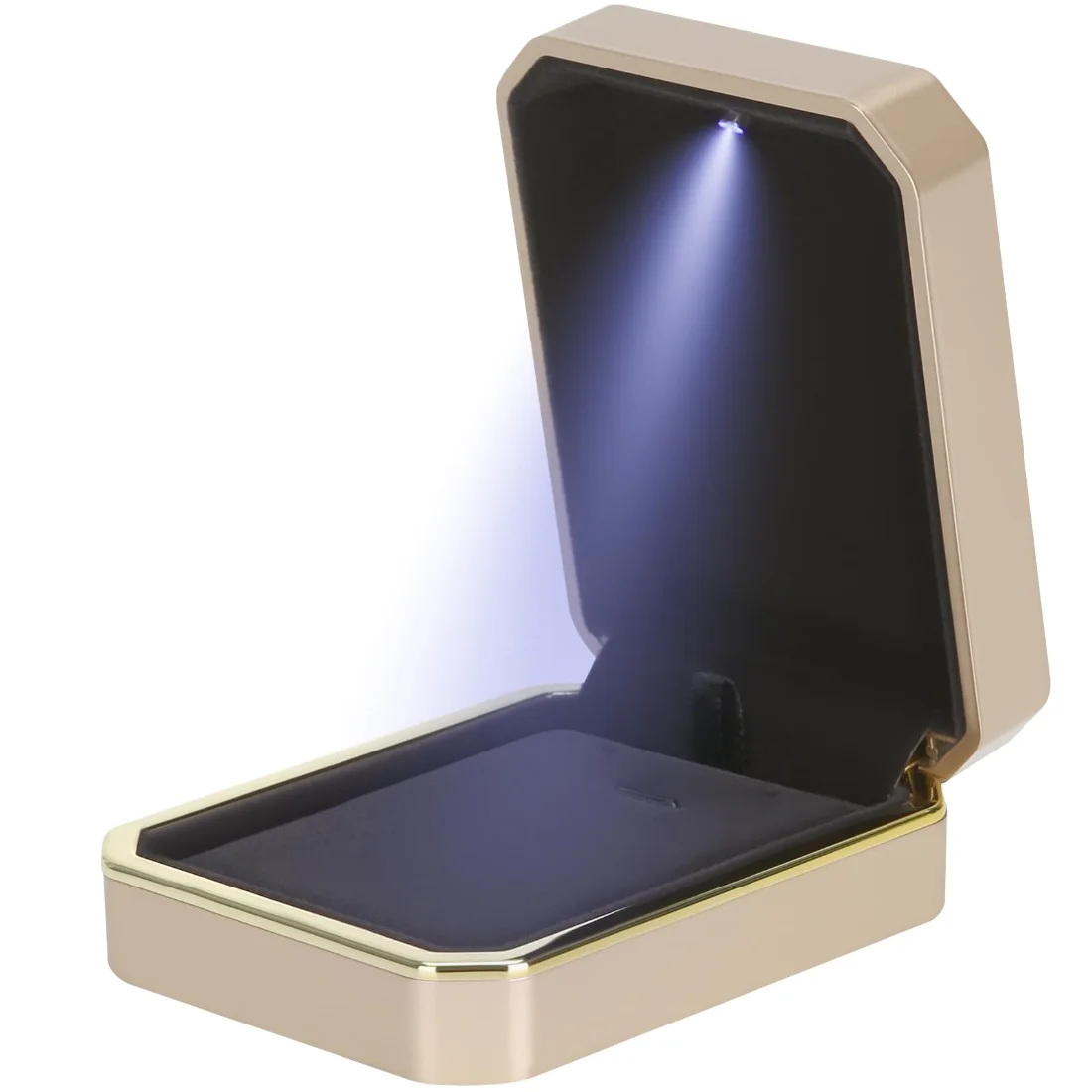 LETURE Luxury LED Pendant Box in Gold, view 4