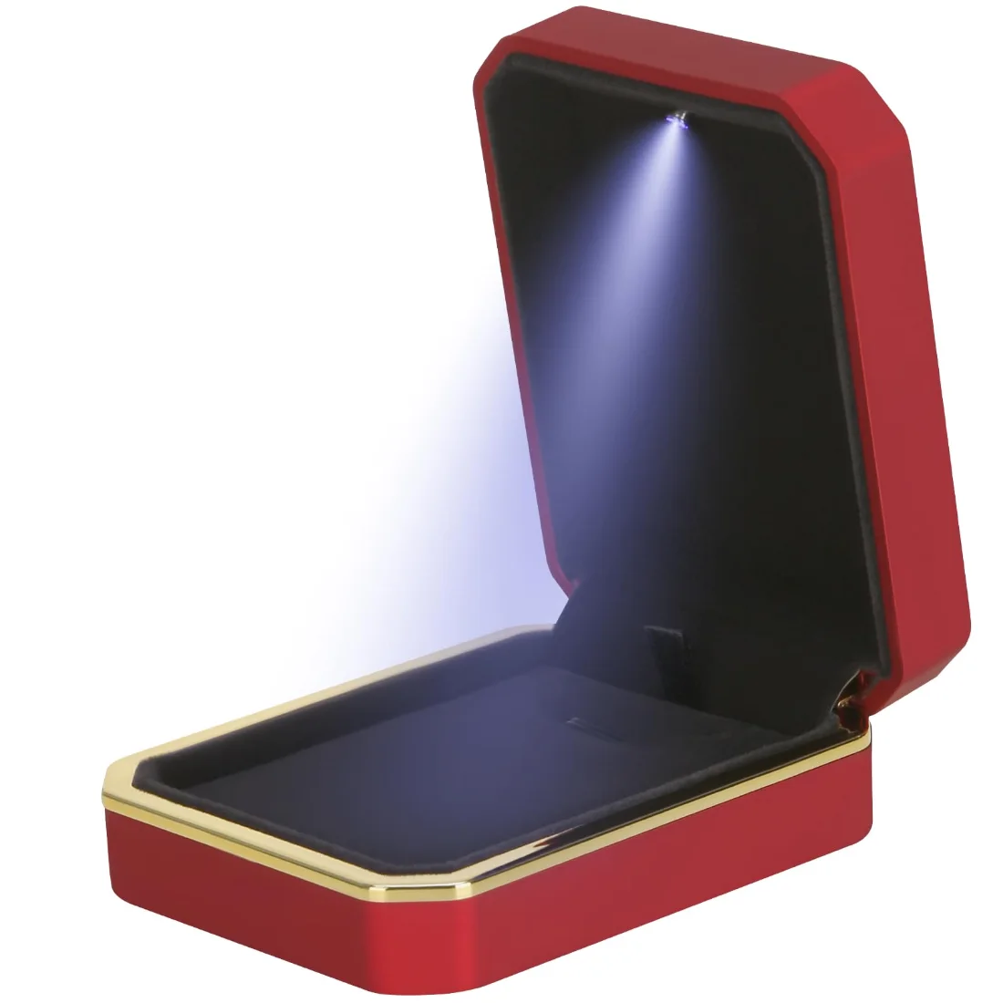 LETURE Luxury LED Pendant Box in Red, view 5