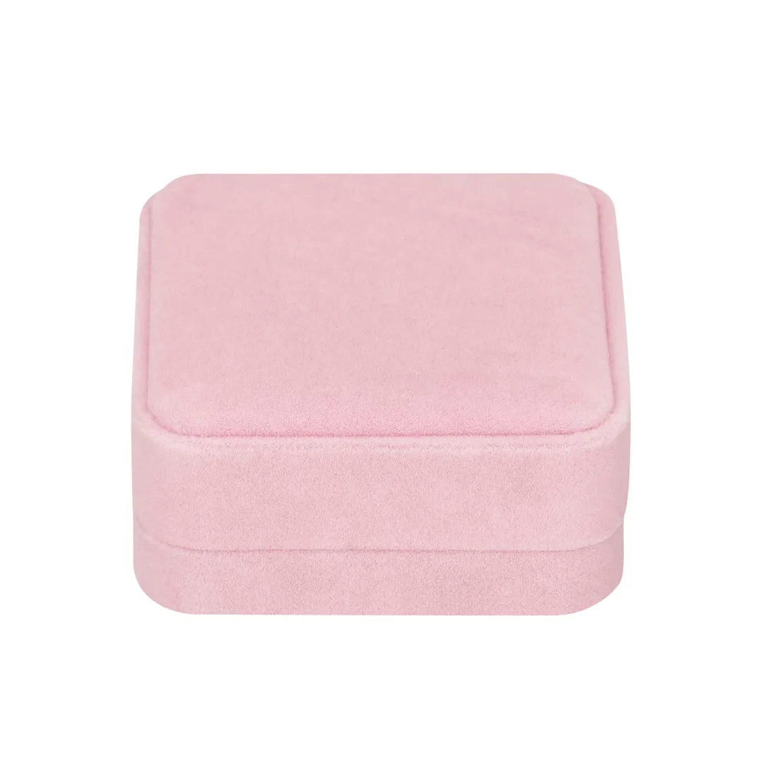 LETURE Velvet Bracelet Boxes, Set of 4 in Pink, view 3