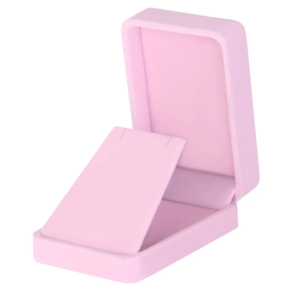 LETURE Velvet Pendant Boxes, Set of 2 in Pink, view 2
