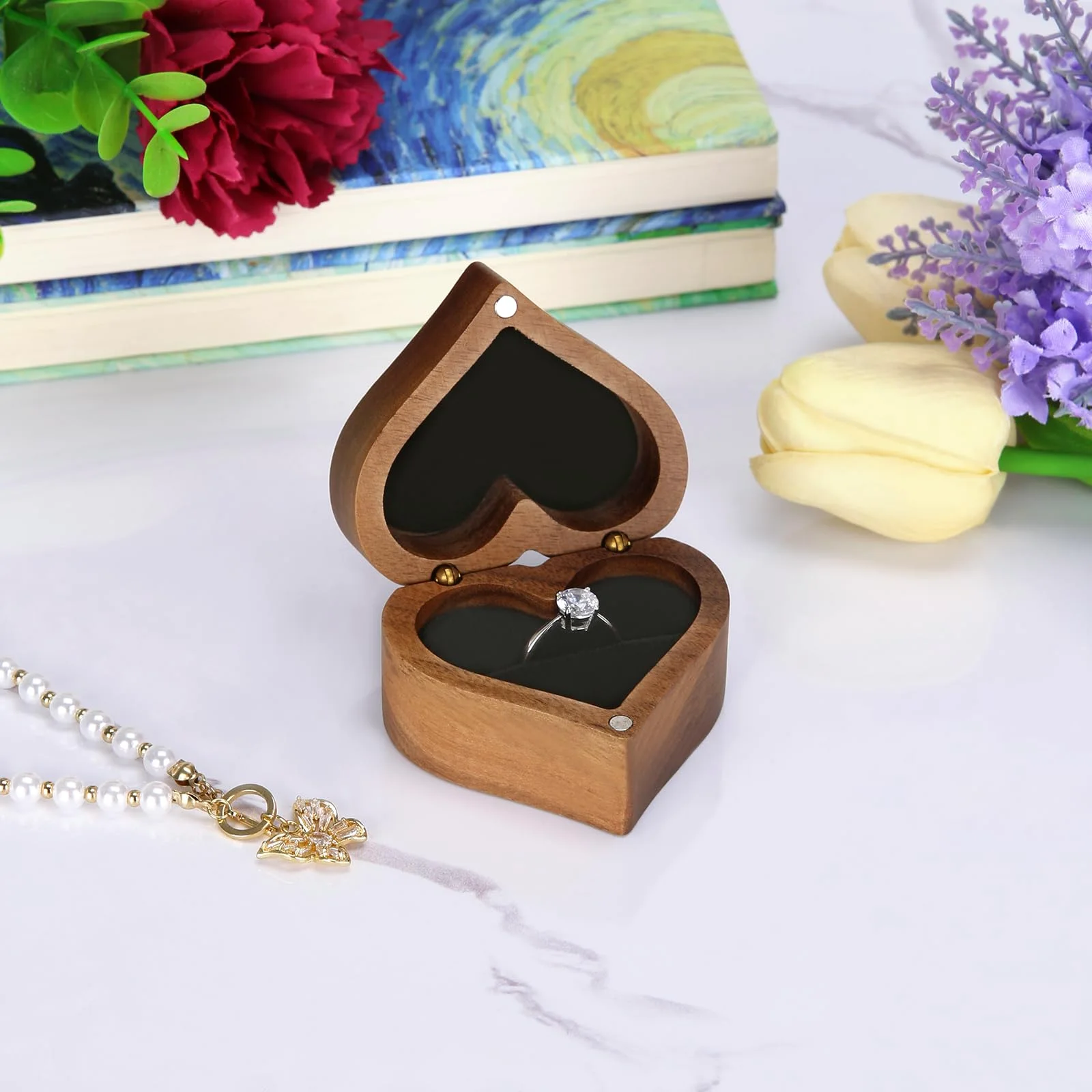 LETURE heart shaped jewelry boxes